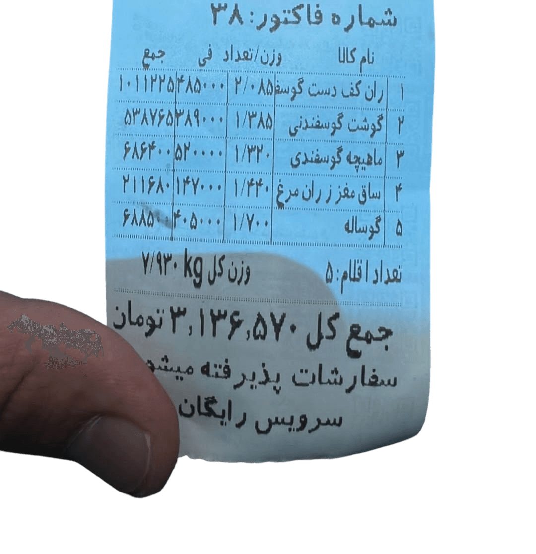 تبدیل فاکتور و رسید به داده